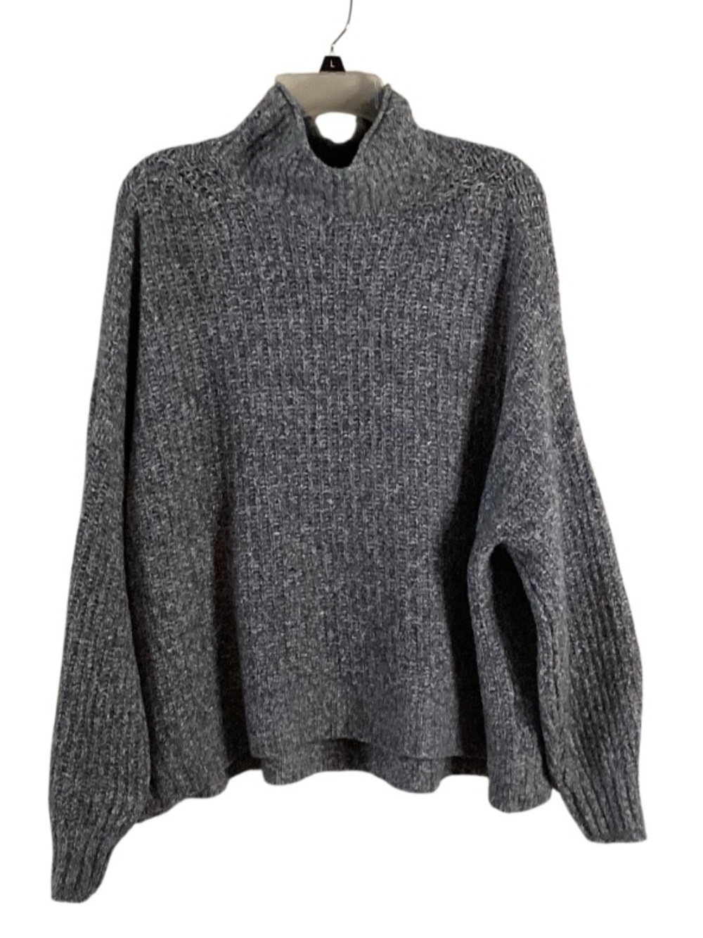 American Eagle Outfitters Charcoal Chunky Knit Sweater Mock Neck XL